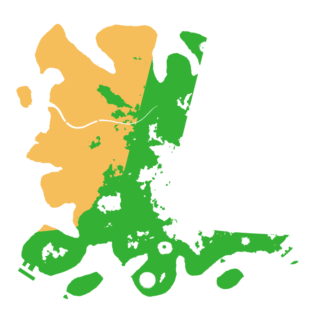 Biome Rust Map: Procedural Map, Size: 3500, Seed: 654237812