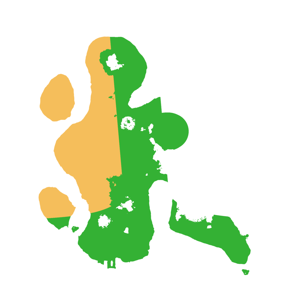 Biome Rust Map: Procedural Map, Size: 2200, Seed: 91837141