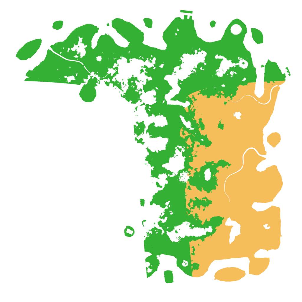 Biome Rust Map: Procedural Map, Size: 5000, Seed: 6699966