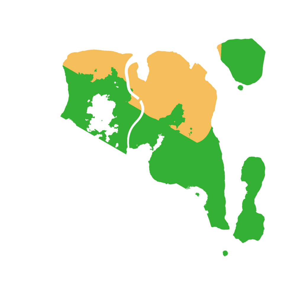 Biome Rust Map: Procedural Map, Size: 2250, Seed: 3423452