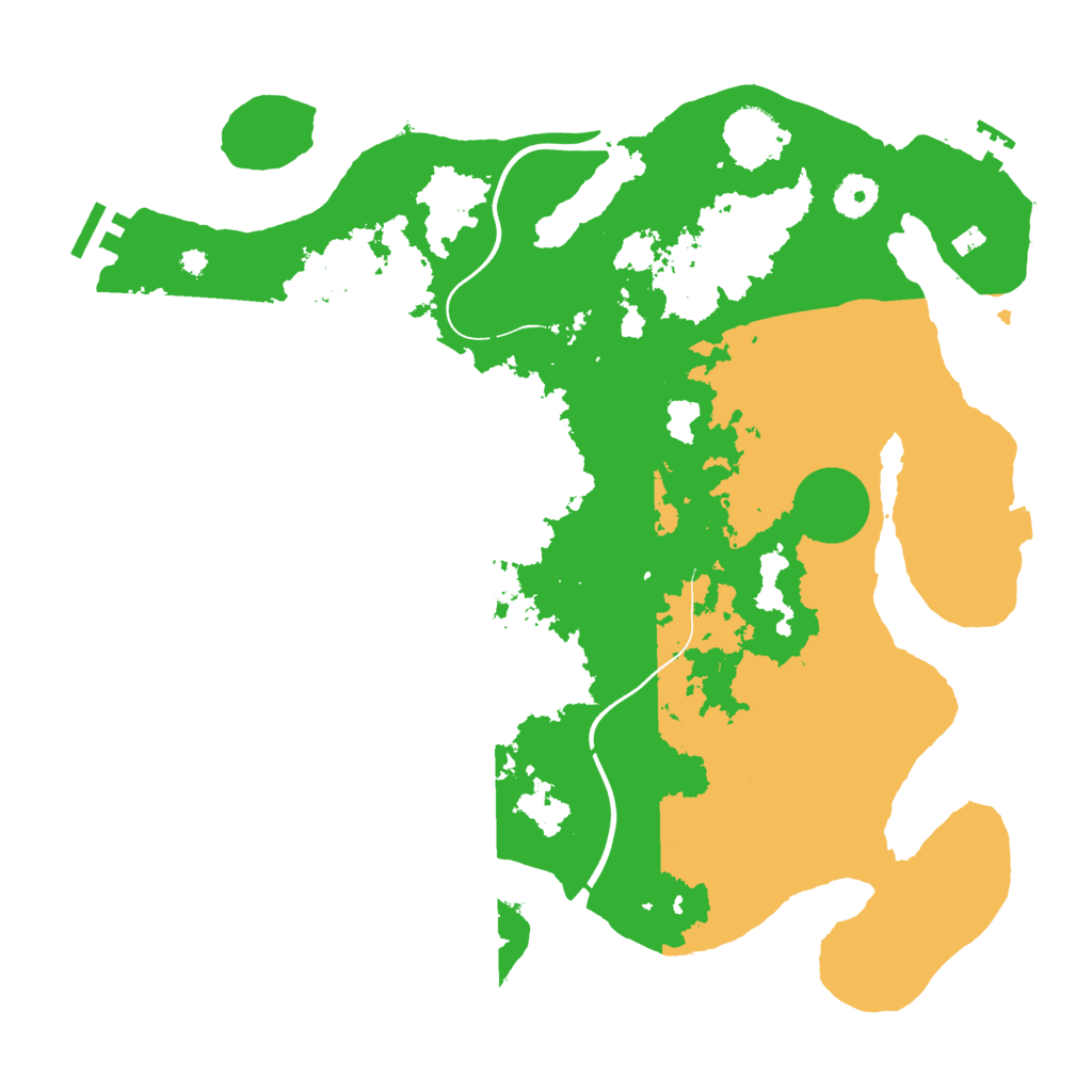 Biome Rust Map: Procedural Map, Size: 3800, Seed: 2254