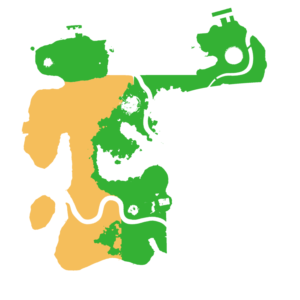 Biome Rust Map: Procedural Map, Size: 3000, Seed: 613119021