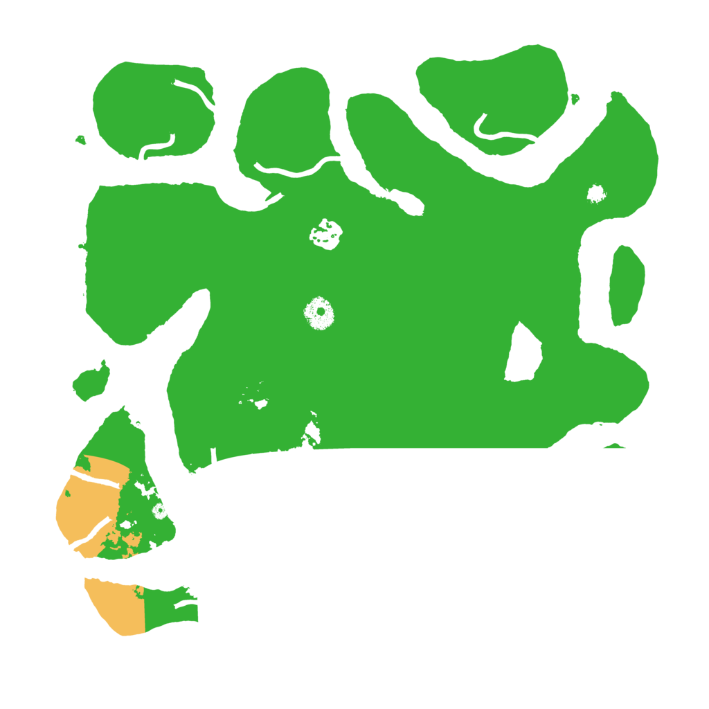 Biome Rust Map: Procedural Map, Size: 3500, Seed: 2100154295