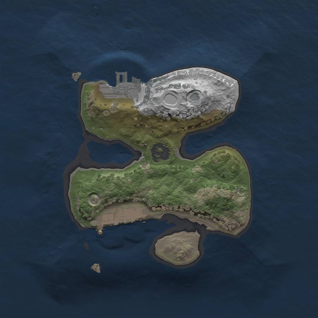 Rust Map: Procedural Map, Size: 1700, Seed: 21016, 8 Monuments