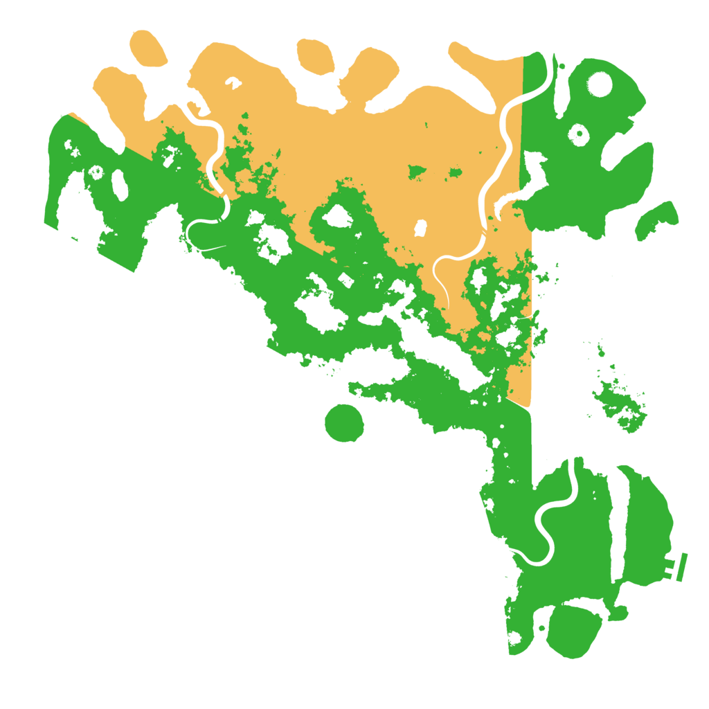 Biome Rust Map: Procedural Map, Size: 4992, Seed: 590188798