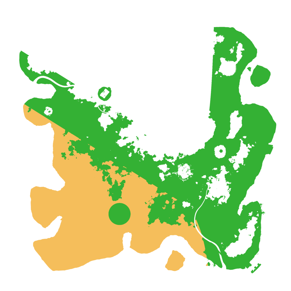 Biome Rust Map: Procedural Map, Size: 3500, Seed: 202205020