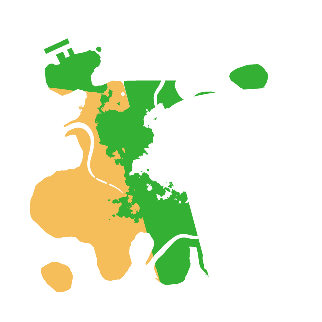 Biome Rust Map: Procedural Map, Size: 2500, Seed: 654