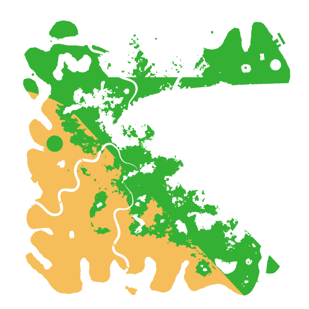 Biome Rust Map: Procedural Map, Size: 5000, Seed: 5715