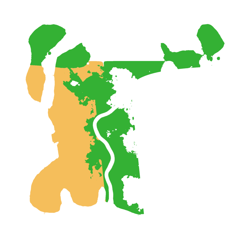 Biome Rust Map: Procedural Map, Size: 3000, Seed: 663560255