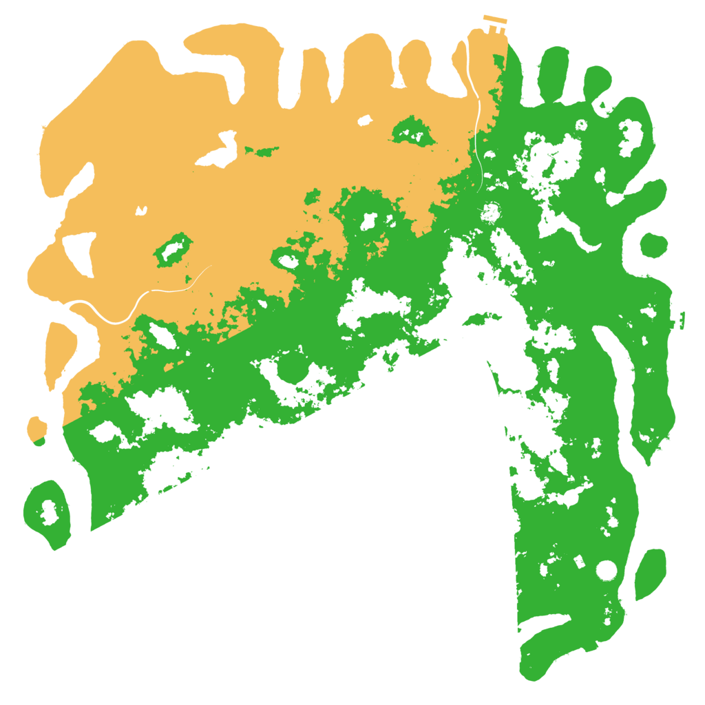 Biome Rust Map: Procedural Map, Size: 6000, Seed: 1792087736