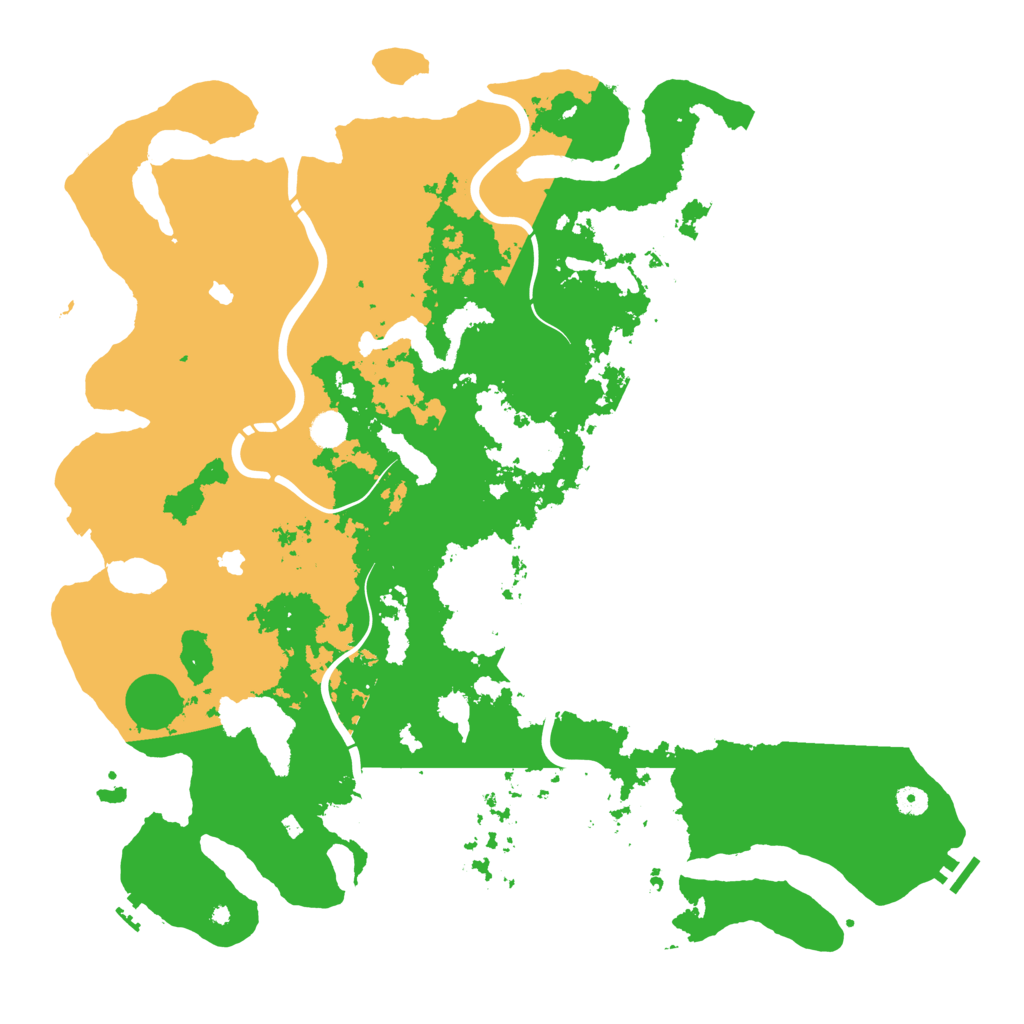 Biome Rust Map: Procedural Map, Size: 5000, Seed: 300379