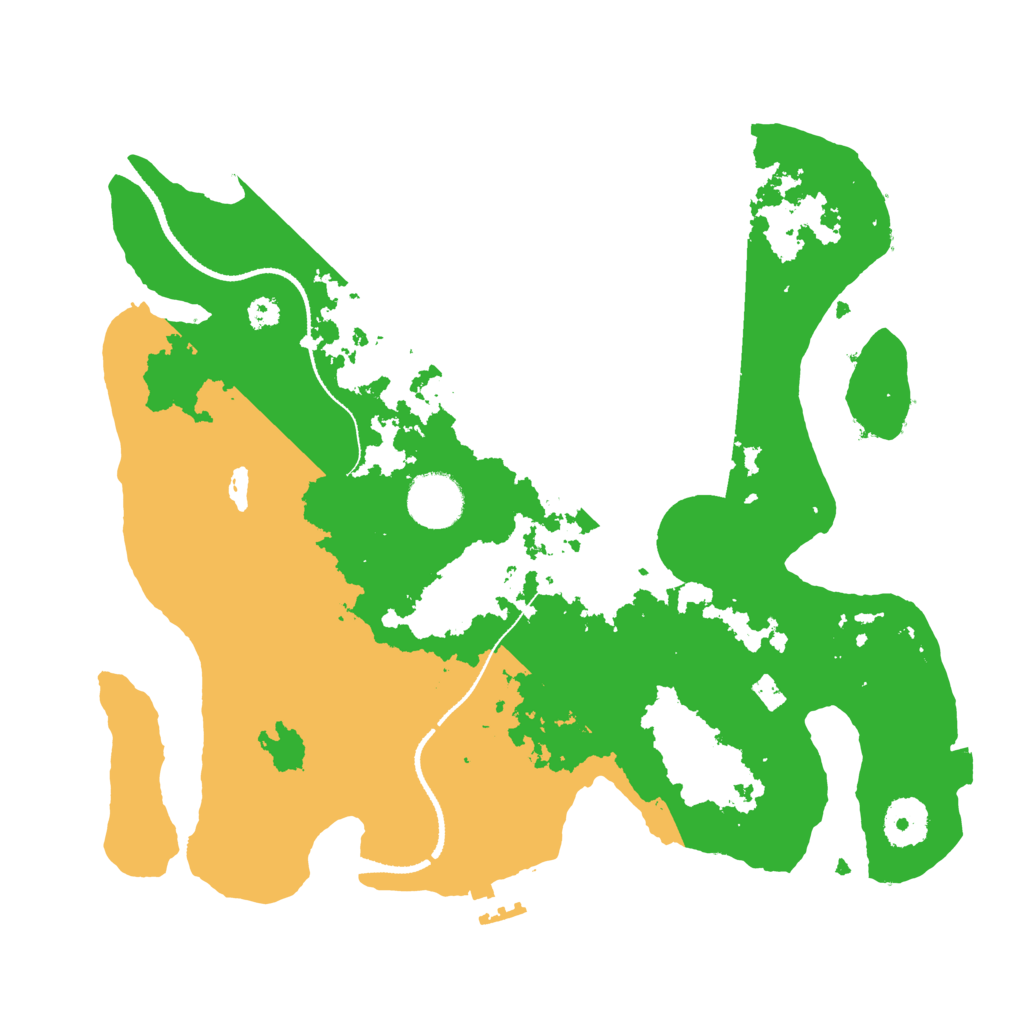 Biome Rust Map: Procedural Map, Size: 3250, Seed: 125423687