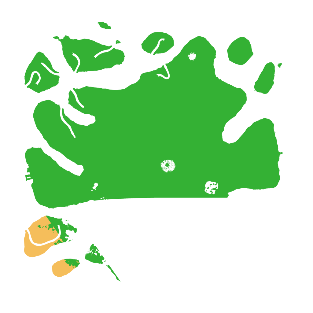 Biome Rust Map: Procedural Map, Size: 3500, Seed: 420930727