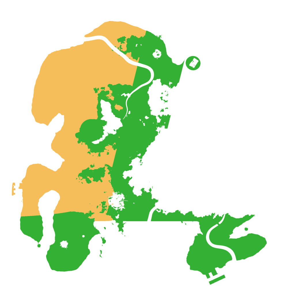 Biome Rust Map: Procedural Map, Size: 3500, Seed: 1723188068
