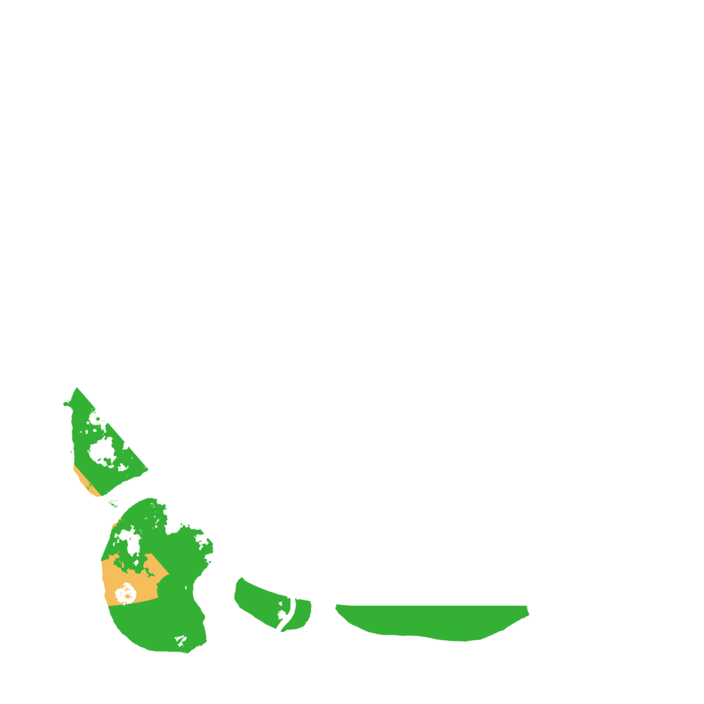 Biome Rust Map: Procedural Map, Size: 3500, Seed: 1025103