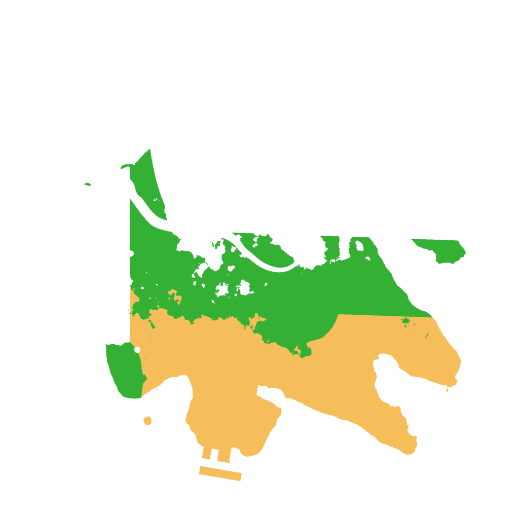 Biome Rust Map: Procedural Map, Size: 2500, Seed: 1997