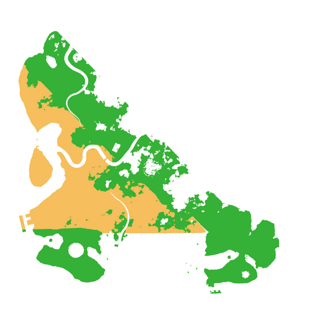 Biome Rust Map: Procedural Map, Size: 3750, Seed: 523980481