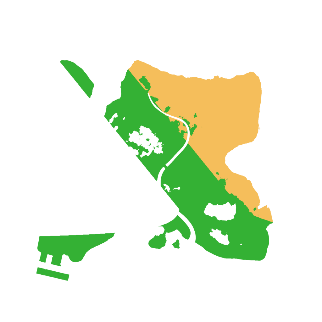 Biome Rust Map: Procedural Map, Size: 2000, Seed: 448