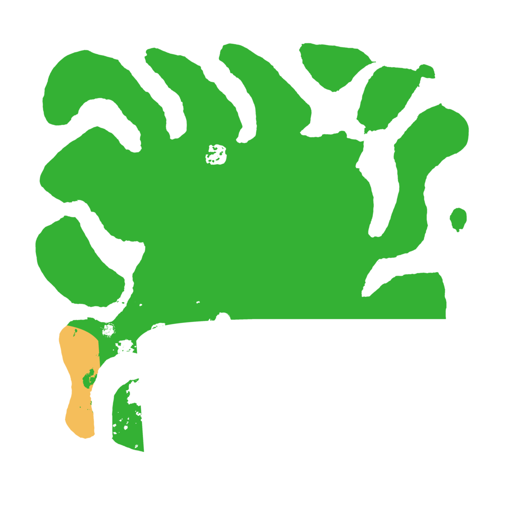 Biome Rust Map: Barren, Size: 3500, Seed: 9942578