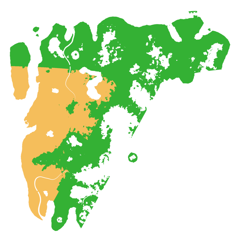Biome Rust Map: Procedural Map, Size: 4500, Seed: 1912565874