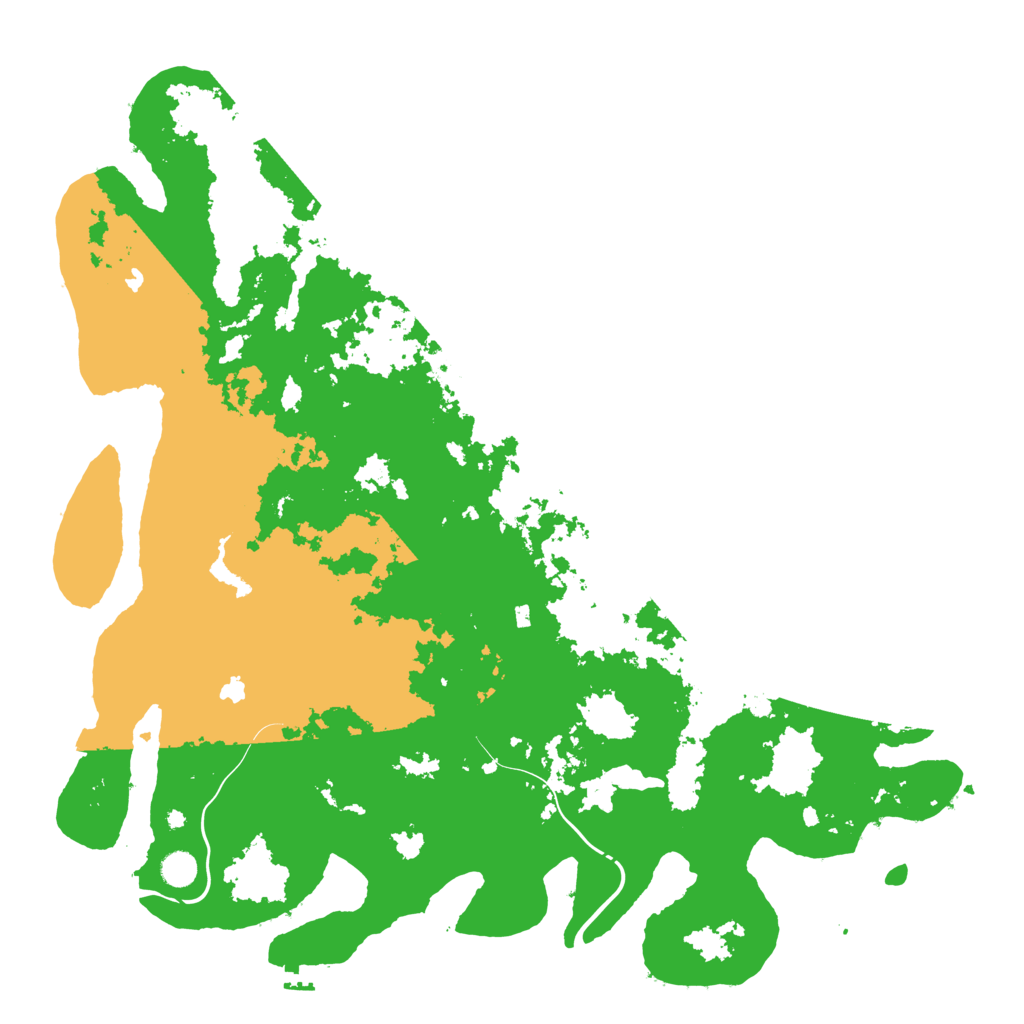 Biome Rust Map: Procedural Map, Size: 4990, Seed: 218033415