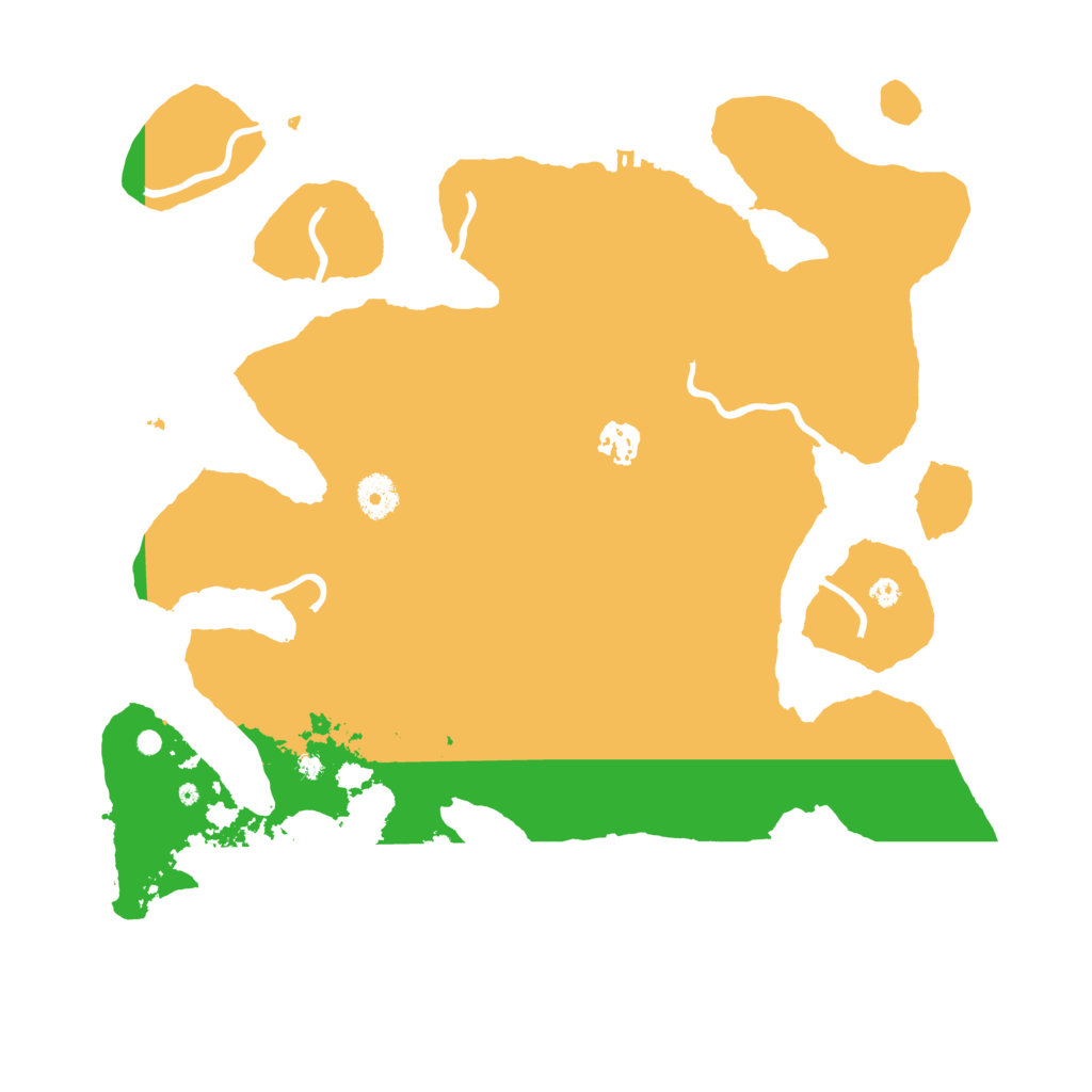 Biome Rust Map: Procedural Map, Size: 3875, Seed: 124124