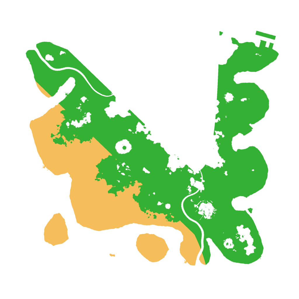 Biome Rust Map: Procedural Map, Size: 3000, Seed: 301125207