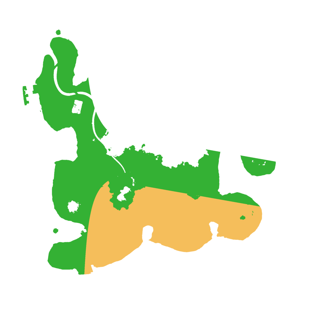 Biome Rust Map: Procedural Map, Size: 2500, Seed: 6969420