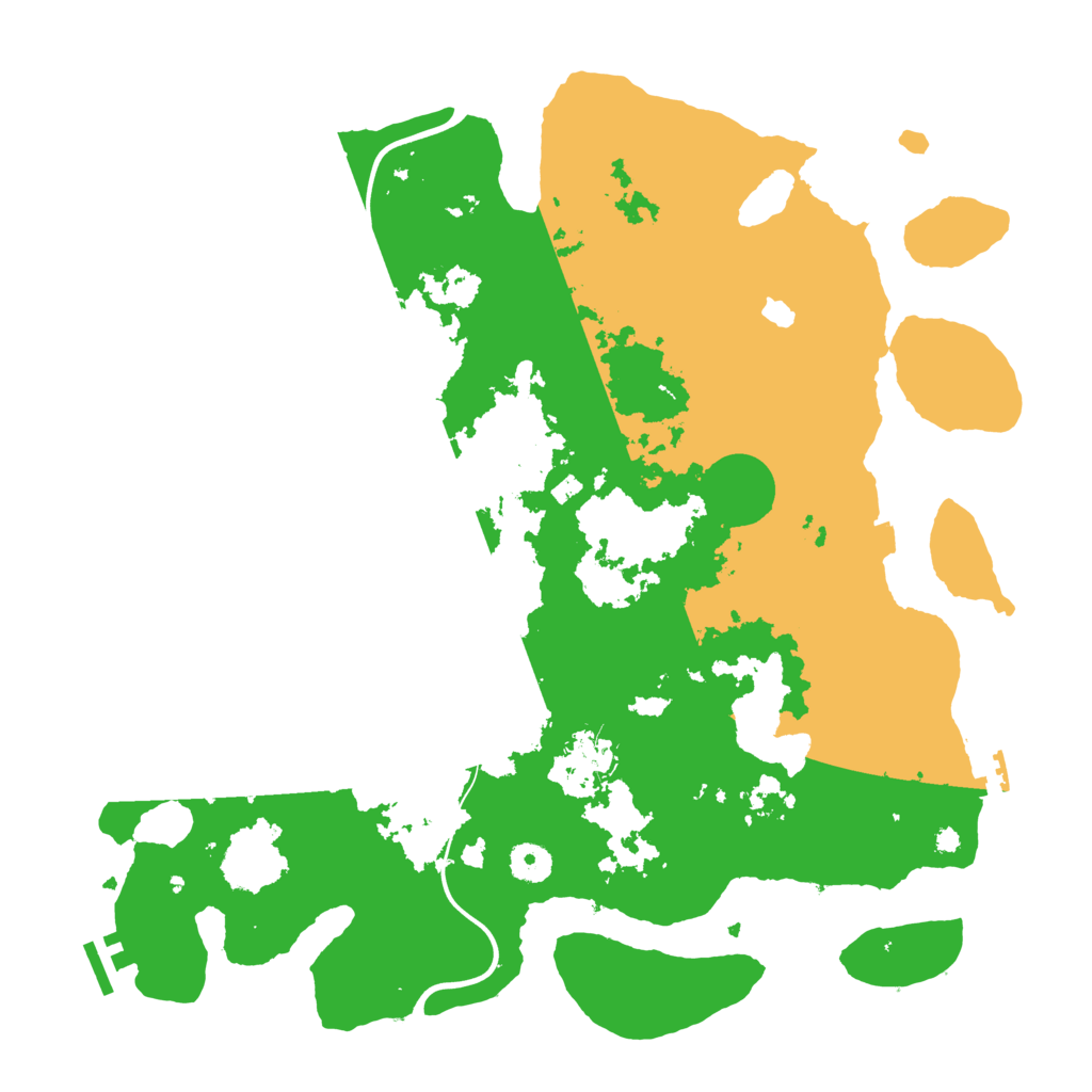 Biome Rust Map: Procedural Map, Size: 4000, Seed: 438110