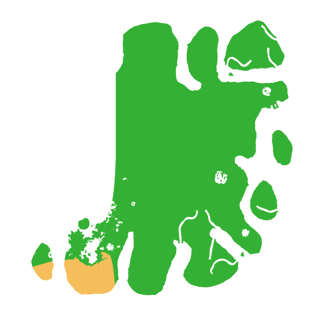 Biome Rust Map: Procedural Map, Size: 3700, Seed: 2084897620