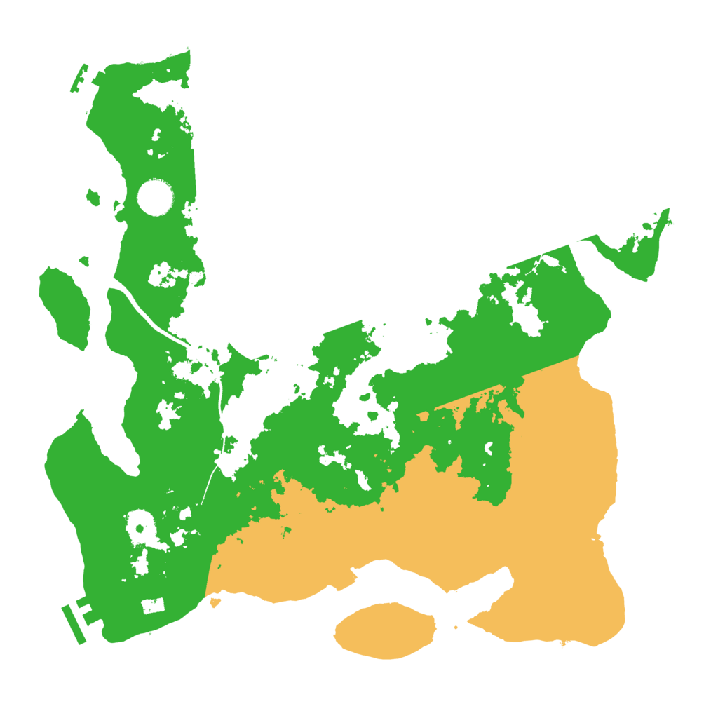 Biome Rust Map: Procedural Map, Size: 3500, Seed: 7787