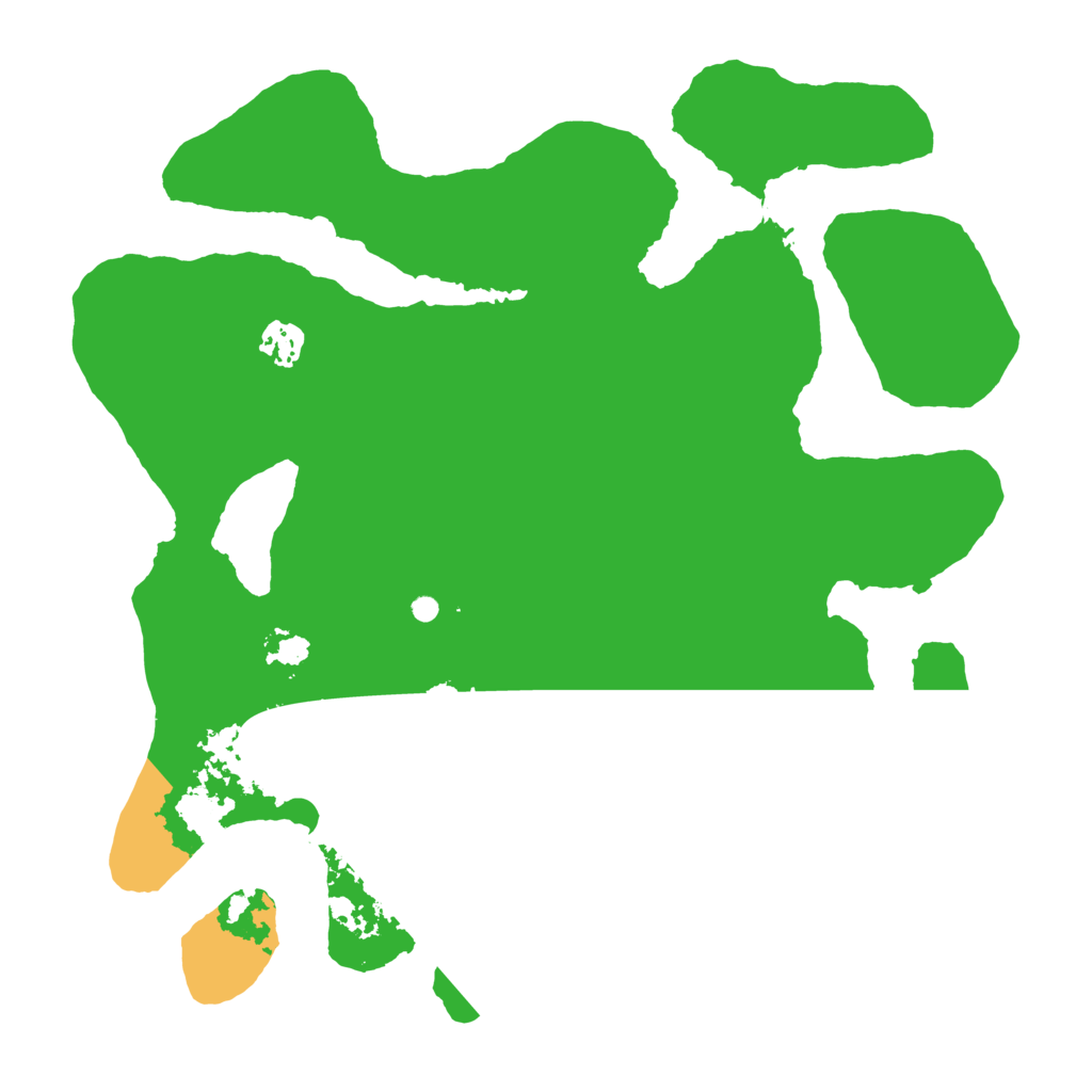 Biome Rust Map: Barren, Size: 3700, Seed: 1092140405