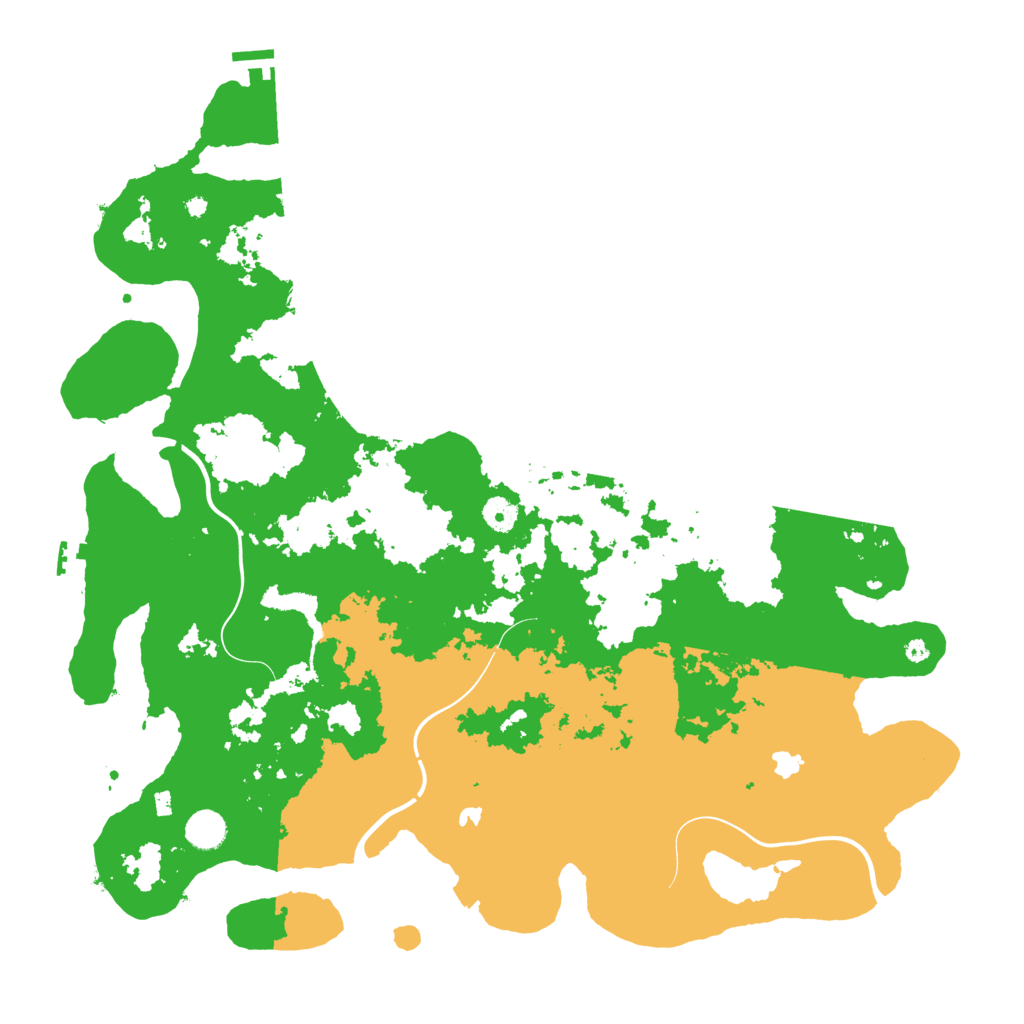 Biome Rust Map: Procedural Map, Size: 4500, Seed: 1279708657