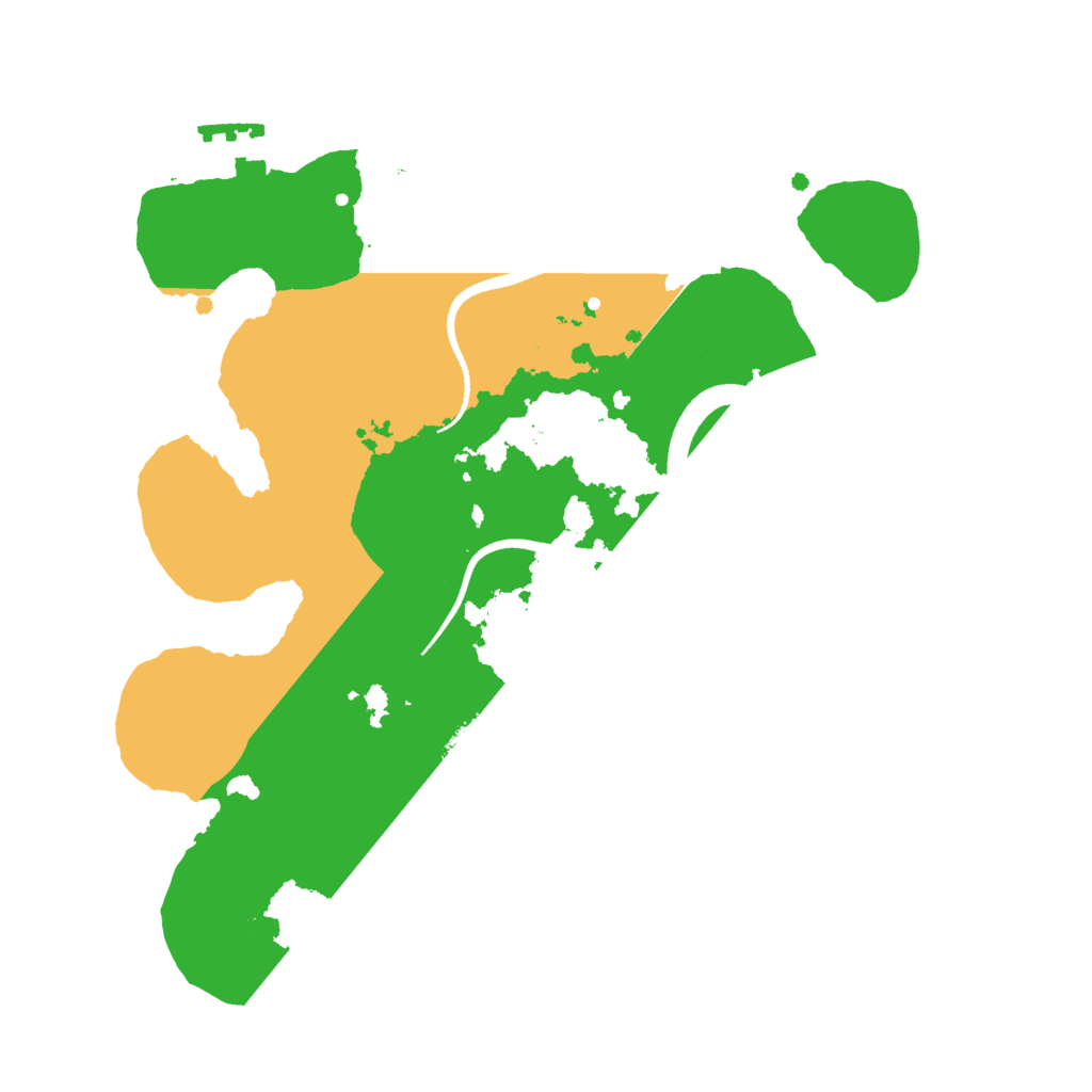 Biome Rust Map: Procedural Map, Size: 2500, Seed: 569584613