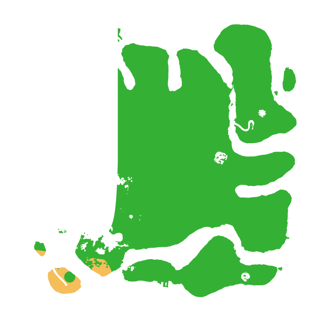 Biome Rust Map: Procedural Map, Size: 3800, Seed: 2621346