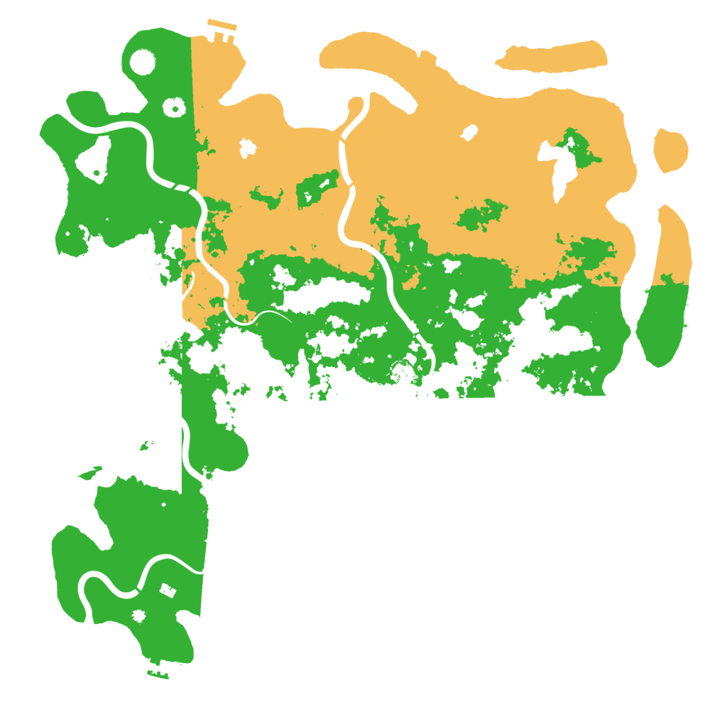 Biome Rust Map: Procedural Map, Size: 5000, Seed: 124124