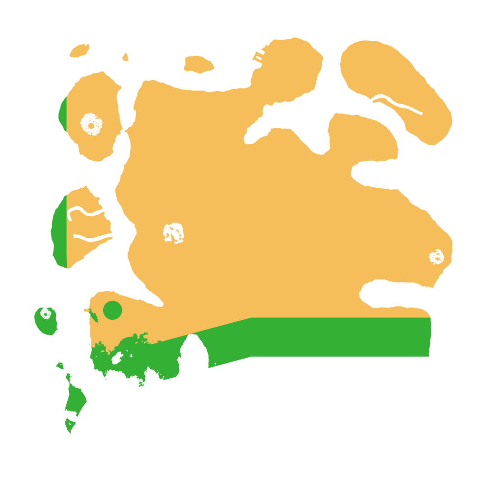 Biome Rust Map: Procedural Map, Size: 3500, Seed: 580531584