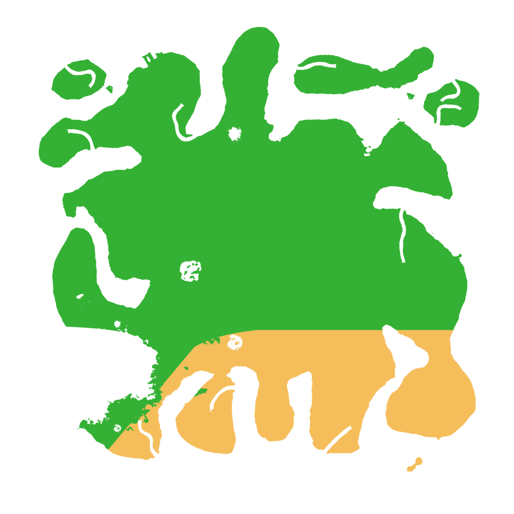 Biome Rust Map: Procedural Map, Size: 3500, Seed: 72285916