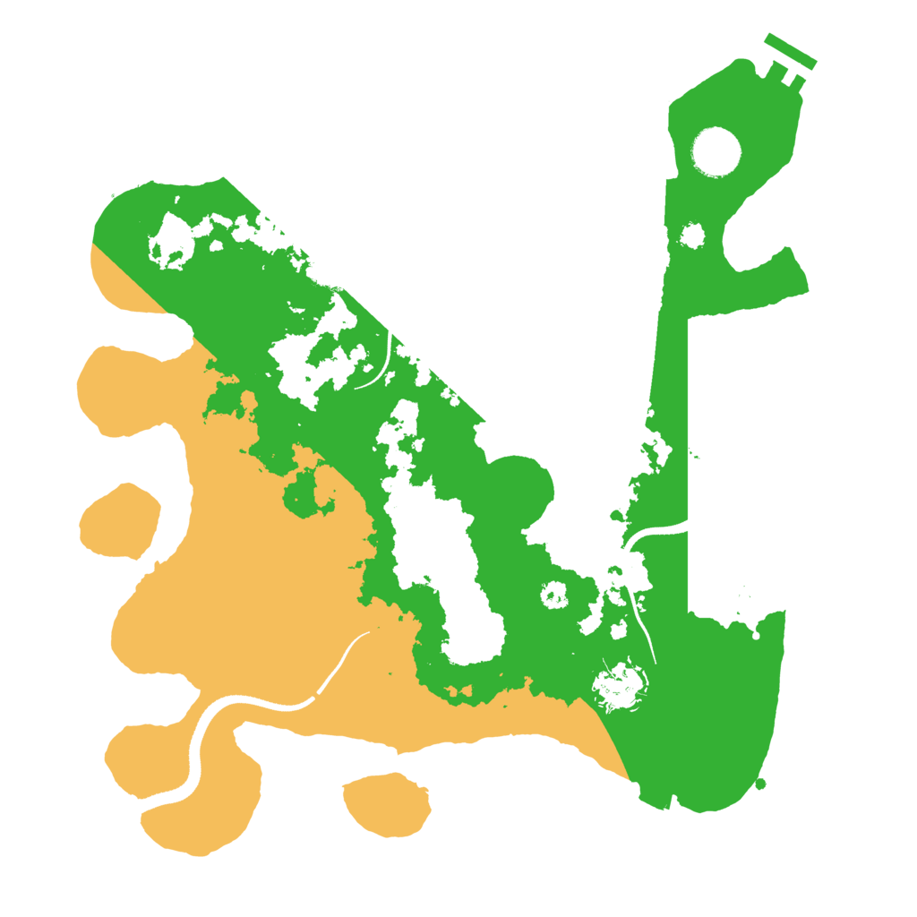 Biome Rust Map: Procedural Map, Size: 3300, Seed: 17081985