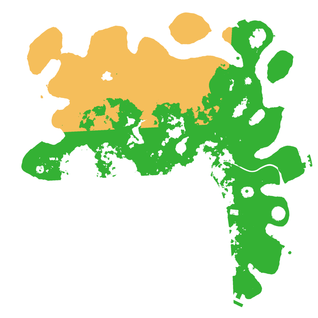Biome Rust Map: Procedural Map, Size: 4000, Seed: 2020637635
