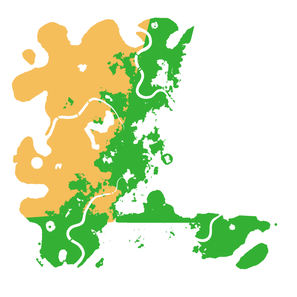 Biome Rust Map: Procedural Map, Size: 4500, Seed: 827441