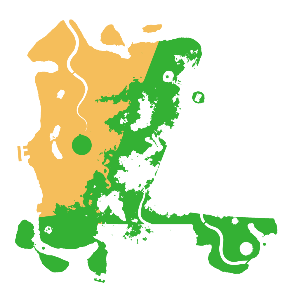 Biome Rust Map: Procedural Map, Size: 4000, Seed: 475606
