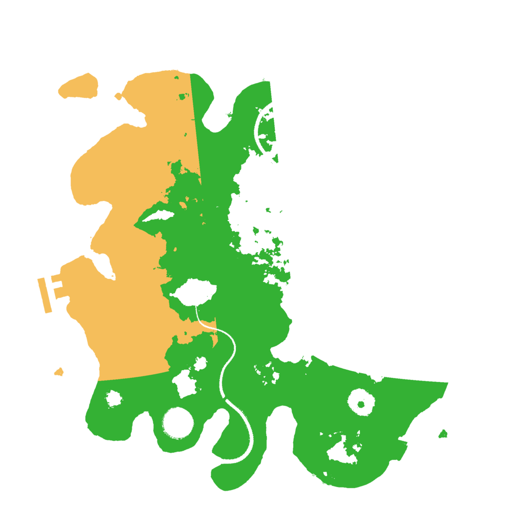 Biome Rust Map: Procedural Map, Size: 3000, Seed: 2099051953