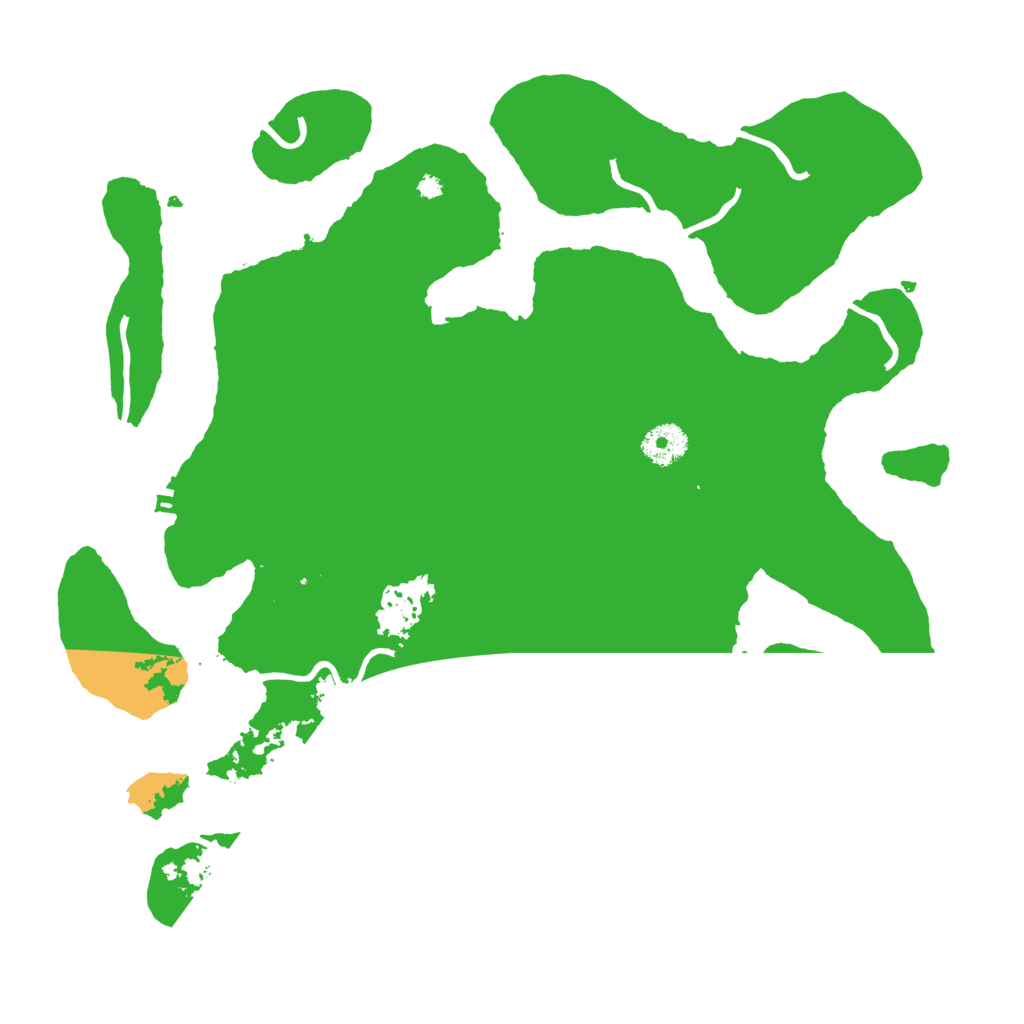 Biome Rust Map: Procedural Map, Size: 3600, Seed: 2089807636