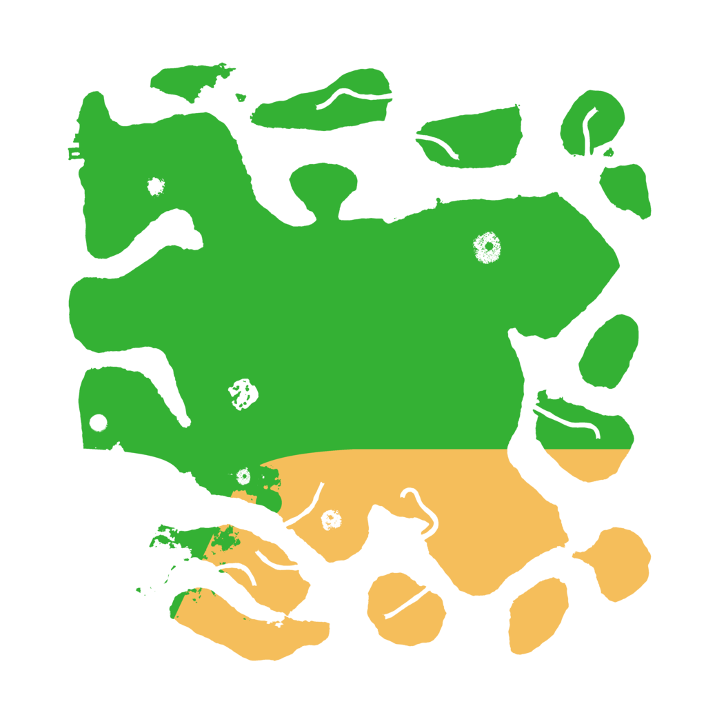 Biome Rust Map: Procedural Map, Size: 3600, Seed: 1606689408