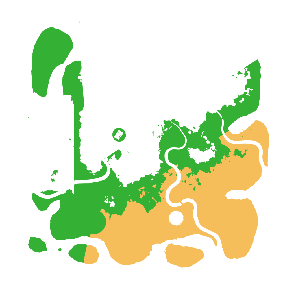 Biome Rust Map: Procedural Map, Size: 3600, Seed: 681876841