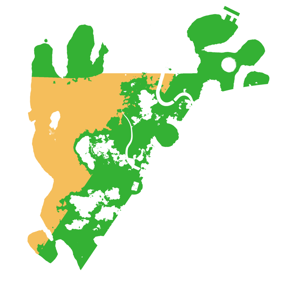 Biome Rust Map: Procedural Map, Size: 3500, Seed: 1745783433