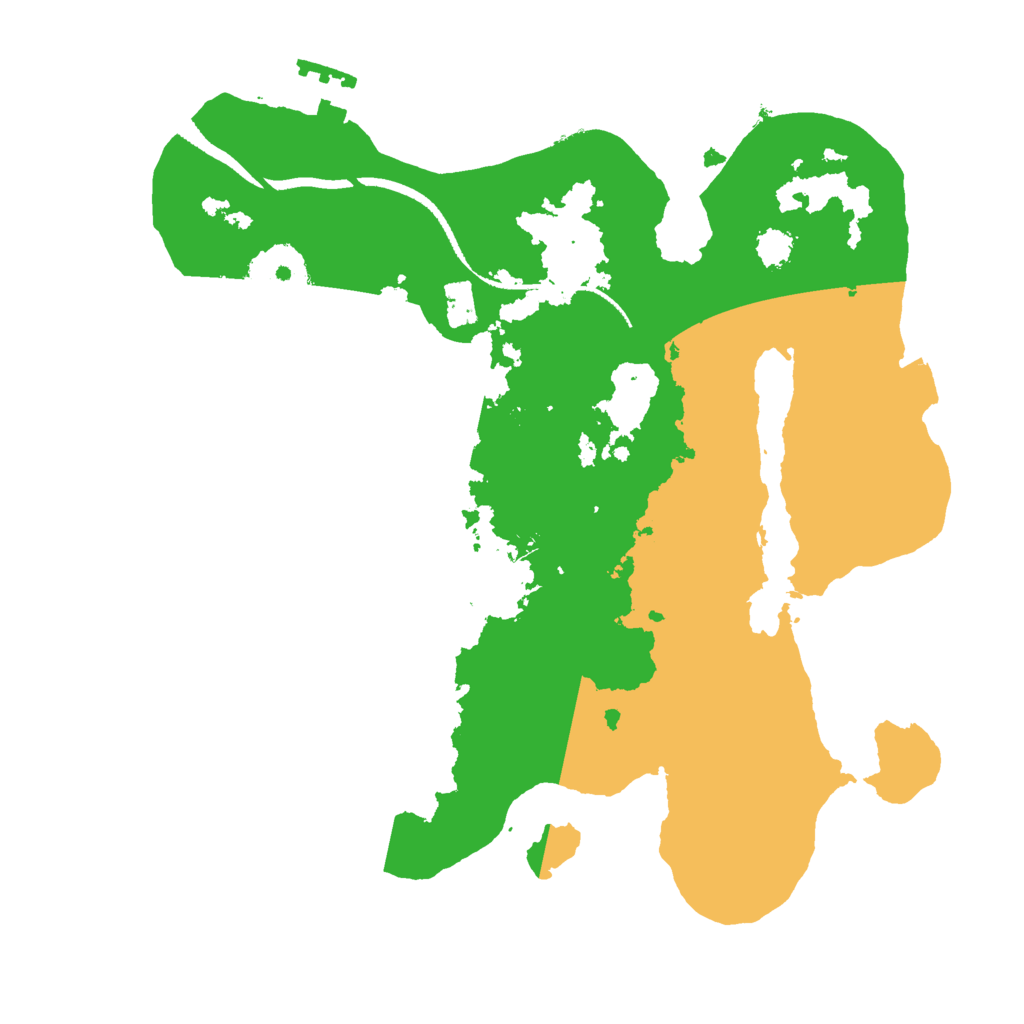 Biome Rust Map: Procedural Map, Size: 2500, Seed: 4567