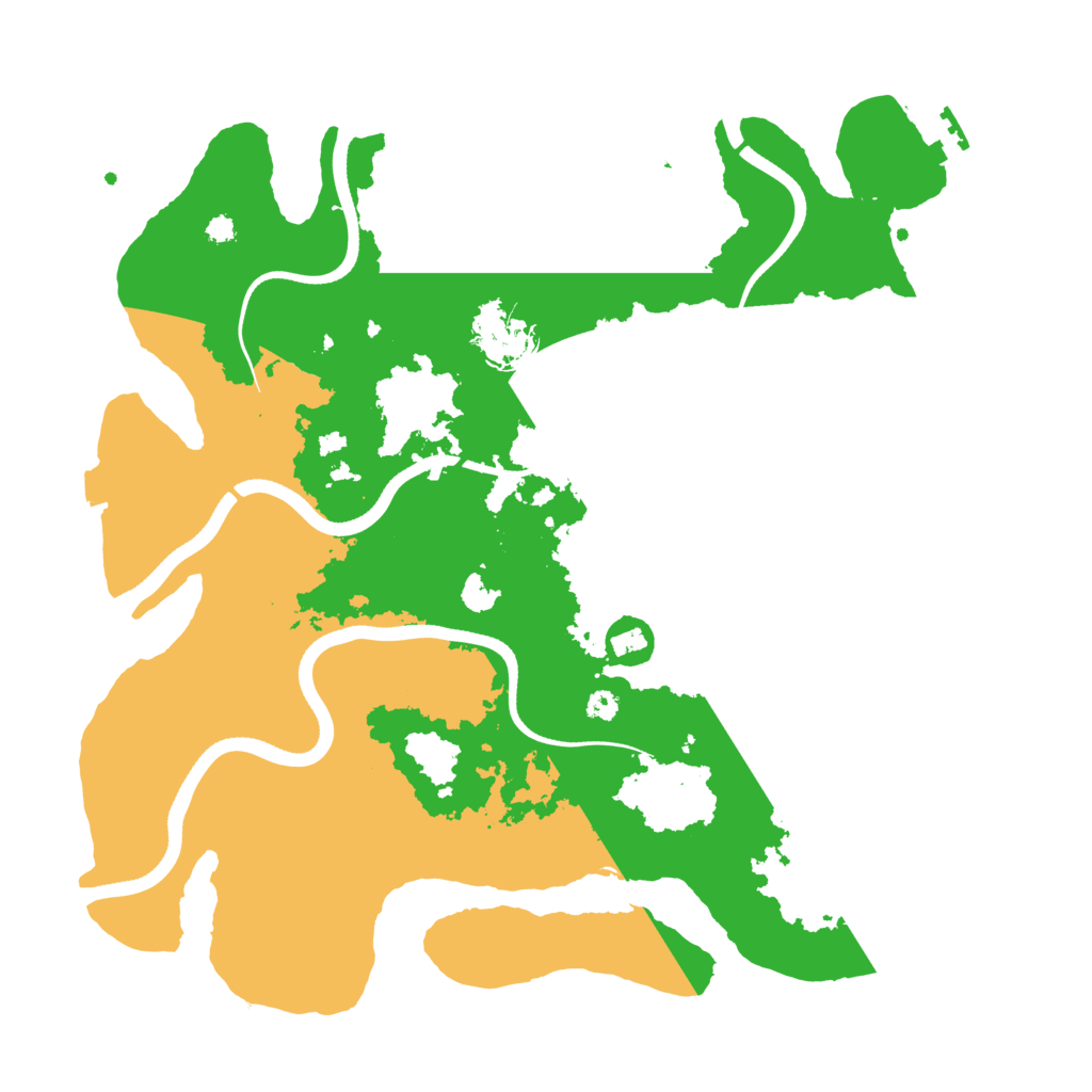 Biome Rust Map: Procedural Map, Size: 3550, Seed: 1656801559