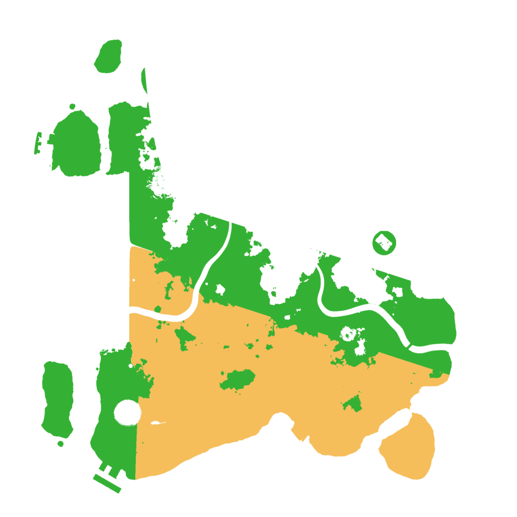 Biome Rust Map: Procedural Map, Size: 3500, Seed: 1839